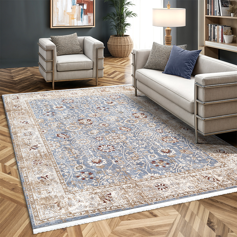 J335B BLUE CREAM BEIGE ROOM 2